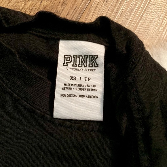 ❌TRADED❌VS PINK Long Sleeve Campus Bling Tee - Picture 4 of 4